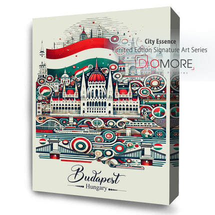 Budapest Hungary Danube Serenade By FusionVista Artworks