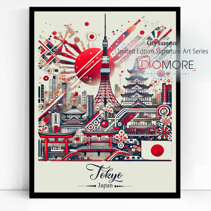 Tokyo Japan Shibuya Serenade By FusionVista Artworks