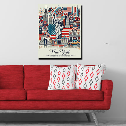 New York USA The Big Apple By FusionVista Artworks