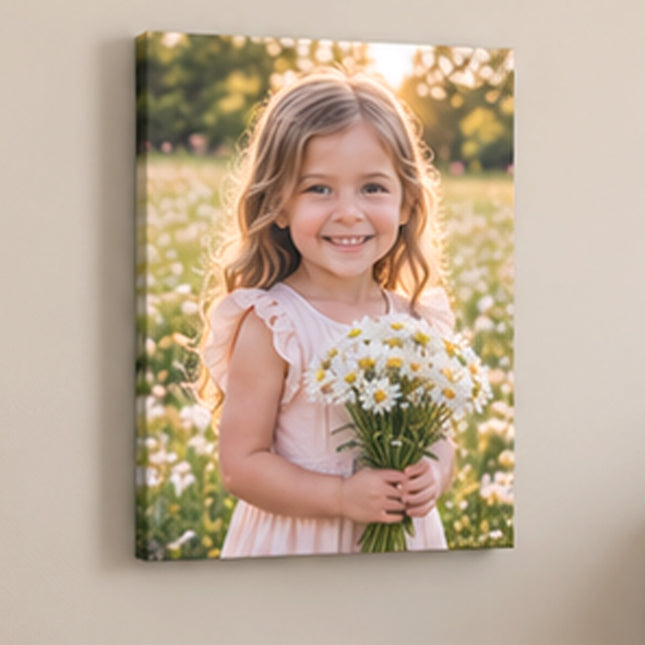 16×16 Square Personalised Photo Canvas Print | 41×41 cm