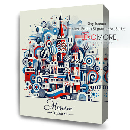 Moscow Russia Kremlin Kaleidoscope By FusionVista Artworks