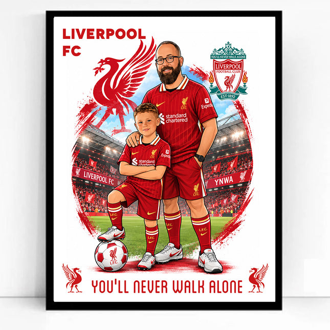 Sporting Legend CartoonMeNow Hand Drawn Caricature Portrait