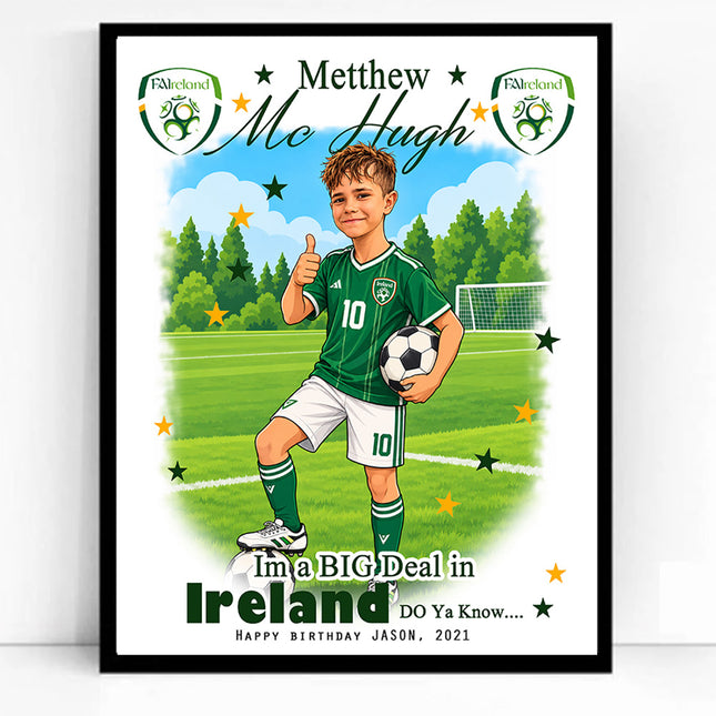 Sporting Legend CartoonMeNow Hand Drawn Caricature Portrait