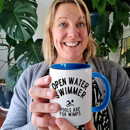 Sea Swimmer Mug for Open Water Swimmers Personalised Mug