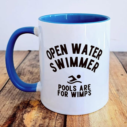 Sea Swimmer Mug for Open Water Swimmers Personalised Mug