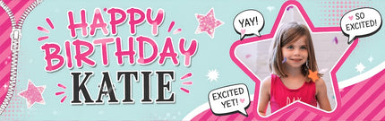 LOL Surprise Birthday Party Personalised Photo Banner