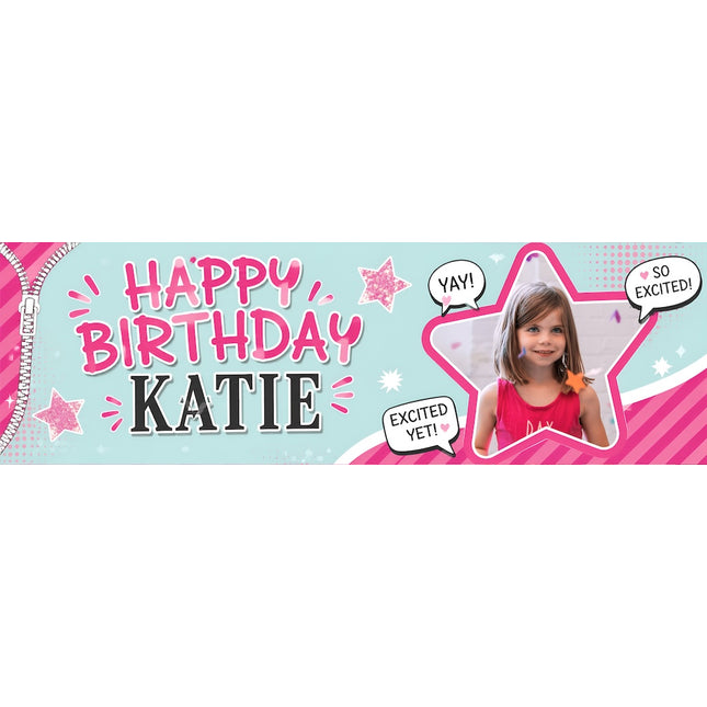 LOL Surprise Birthday Party Personalised Photo Banner