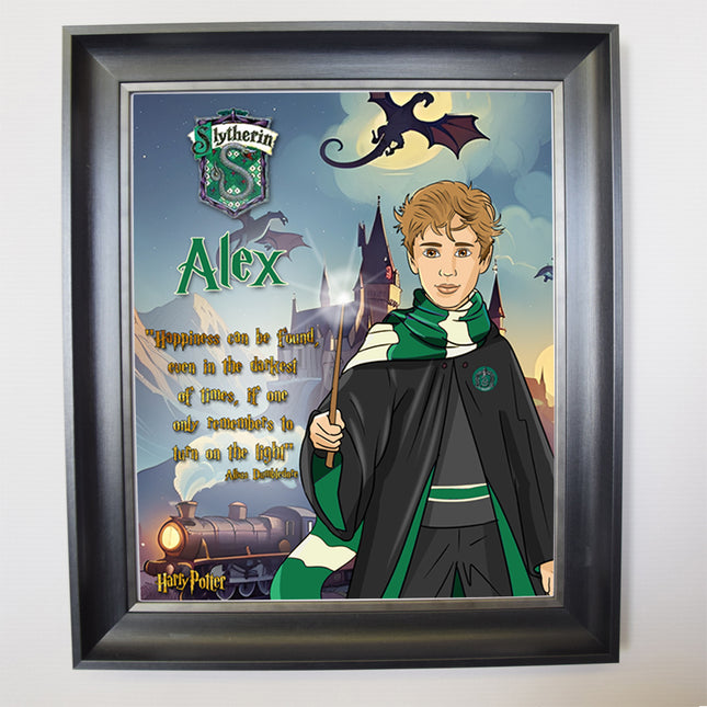 Hogwarts Wizard Of Magic CartoonMeNow Hand Drawn Caricature Portrait