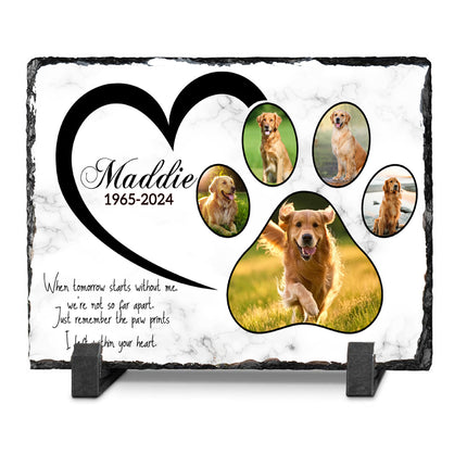 In Loving Memory Dog Grave Plaque