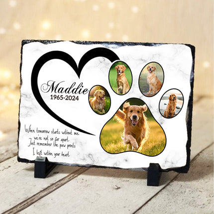 In Loving Memory Dog Grave Plaque