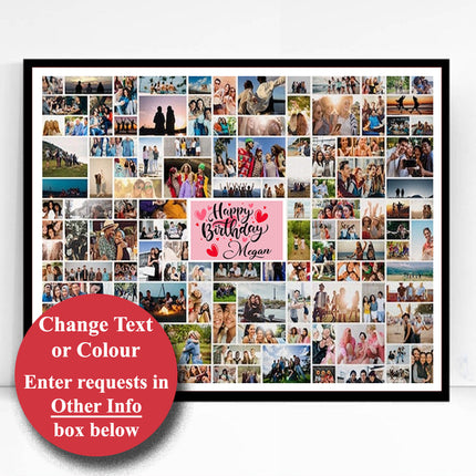 Happy 21st  Birthday - This Is Your Life Framed Collage