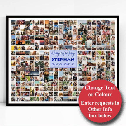 Happy 21st  Birthday - This Is Your Life Framed Collage