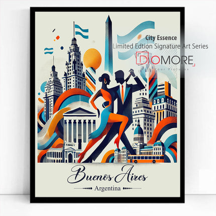 Buenos Aires Argentina Tango in the SkyBy FusionVista Artworks