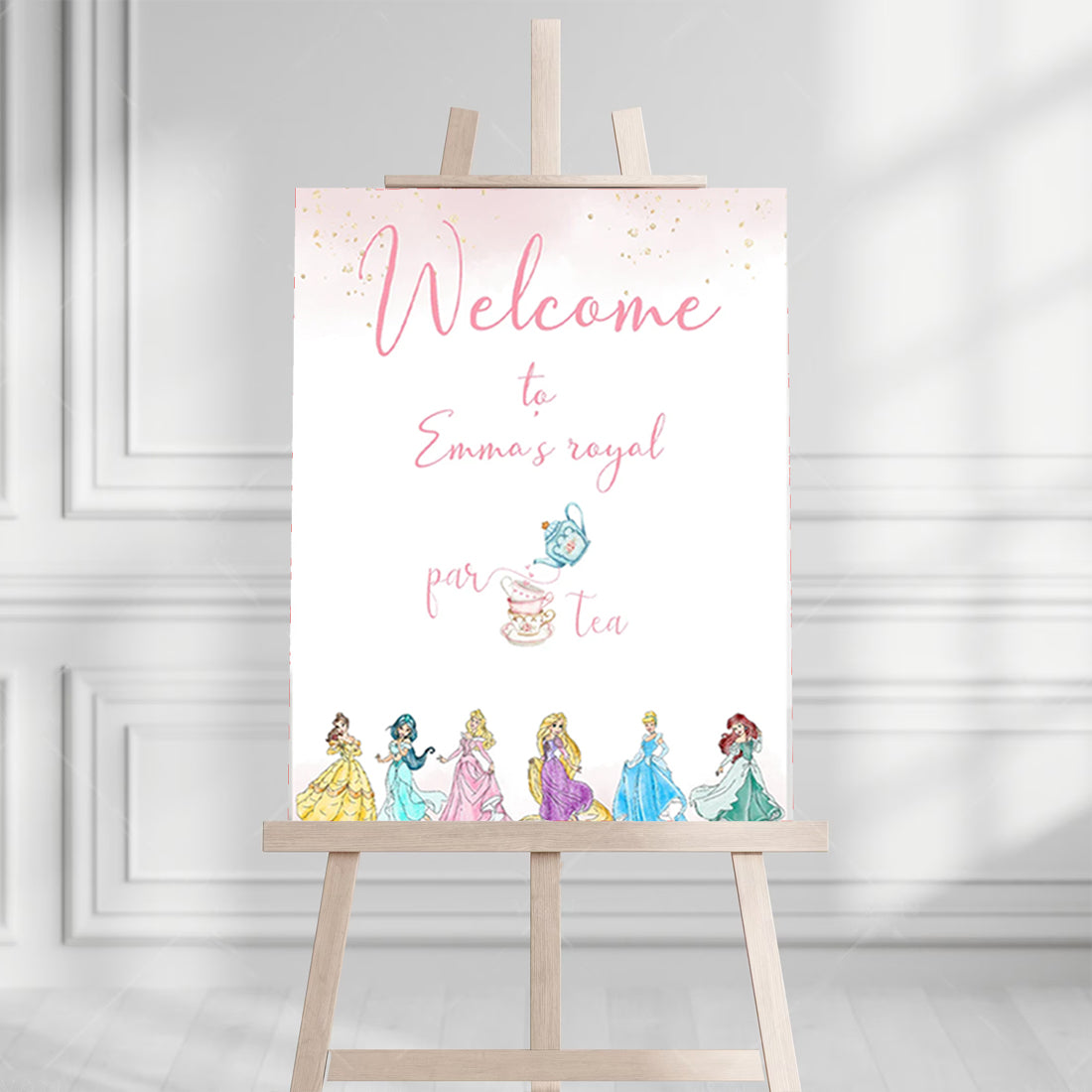 Welcome Princesses Disney Princess | Personalised Welcome Board | Domore.ie – Do More With ...