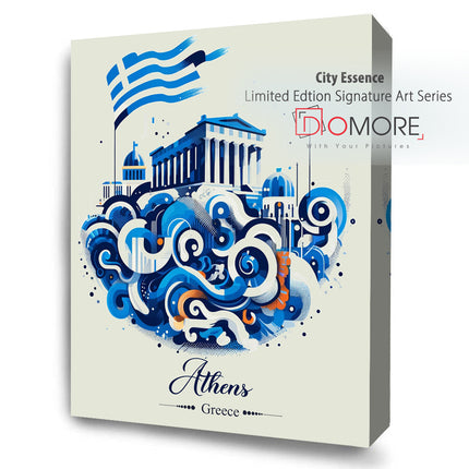 Athens Greece Skyline of the Gods FusionVista Artworks