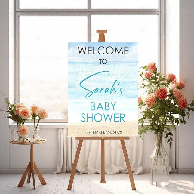 Life Is A Beach Personalised Welcome Board