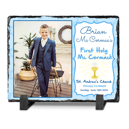 First Holy Communion Day Remembrance Photo Slate