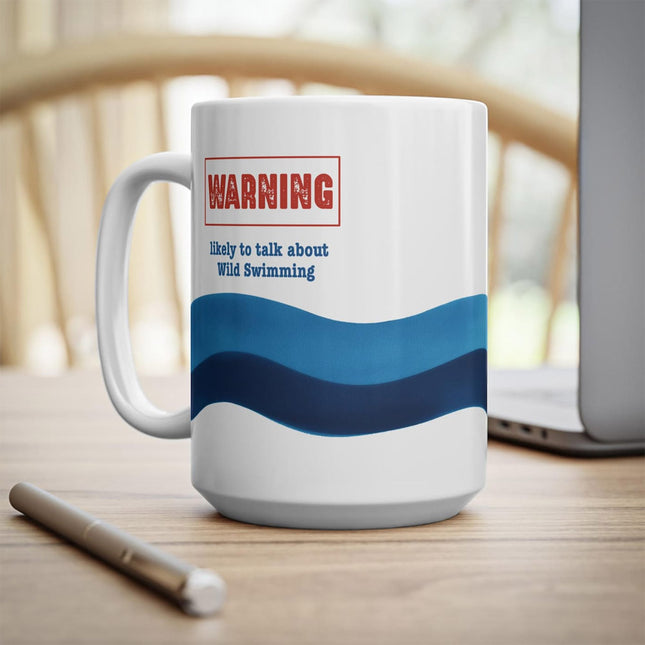 Sea Swimmer Mug Warning May Talk About Wild Swimming Personalised  Mug