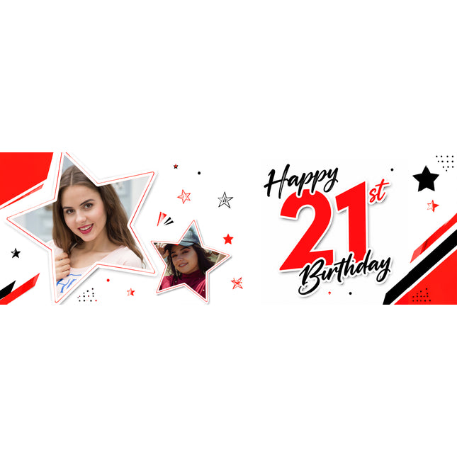 Its My 21st Party Personalised Photo Banner