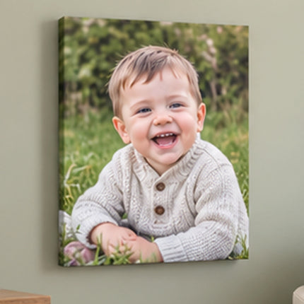 30×20 Large Personalised Photo Canvas Print | 76×51 cm A1 Size
