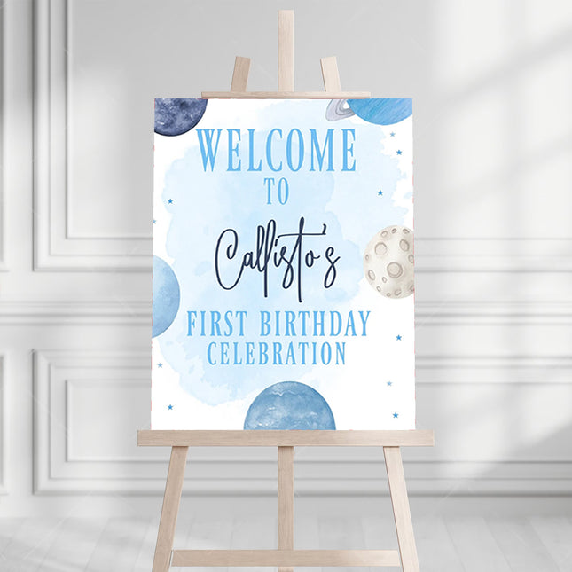Blue Moon Personalised Welcome Board