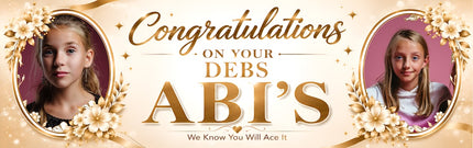 Congratulations On Your Debs Personalised Banner