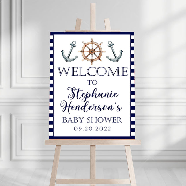 Sailor To Sea Personalised Welcome Board