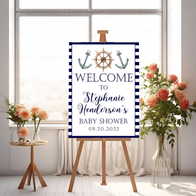 Sailor To Sea Personalised Welcome Board