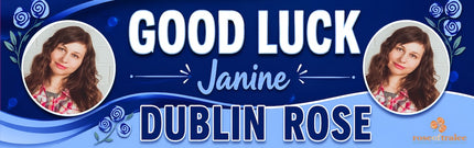 Rose Of Tralee Personalised Congratulations Photo Banner