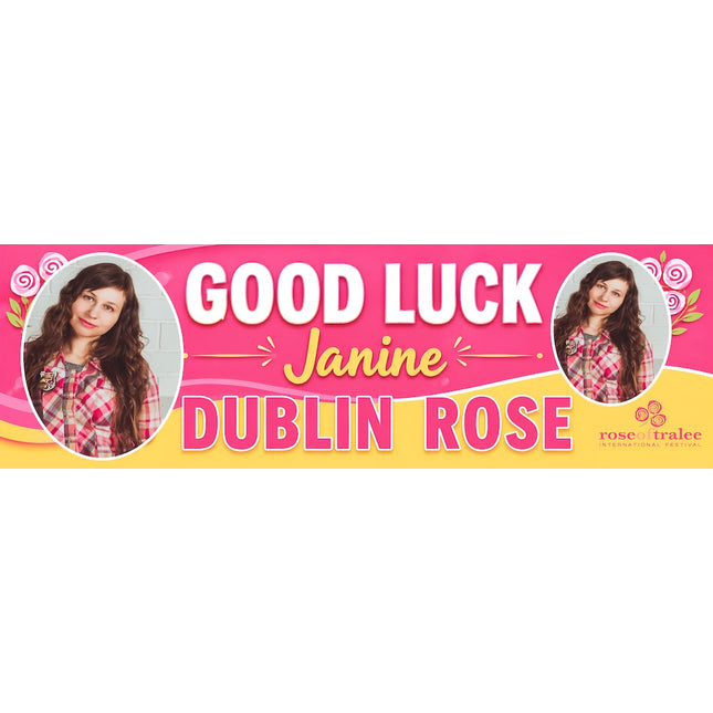 Rose Of Tralee Personalised Congratulations Photo Banner