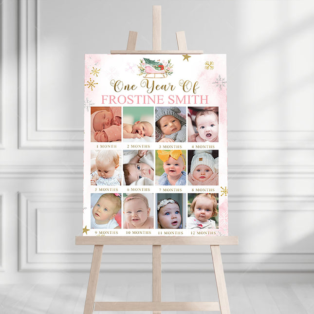 Christmas One Year Of You Personalised Welcome Board