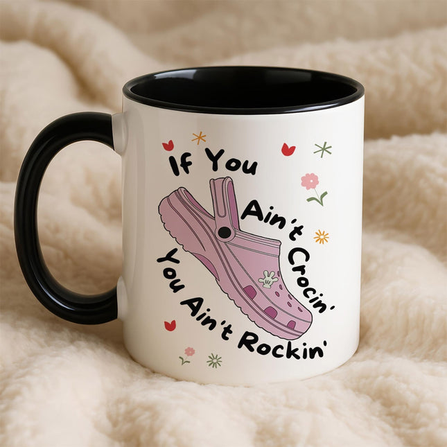 Croc ‘n’ Roll Mug Sip Like a Legend Personalised Mug