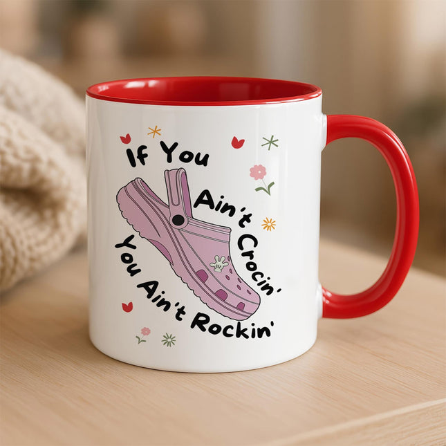 Croc ‘n’ Roll Mug Sip Like a Legend Personalised Mug