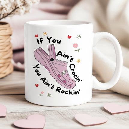 Croc ‘n’ Roll Mug Sip Like a Legend Personalised Mug
