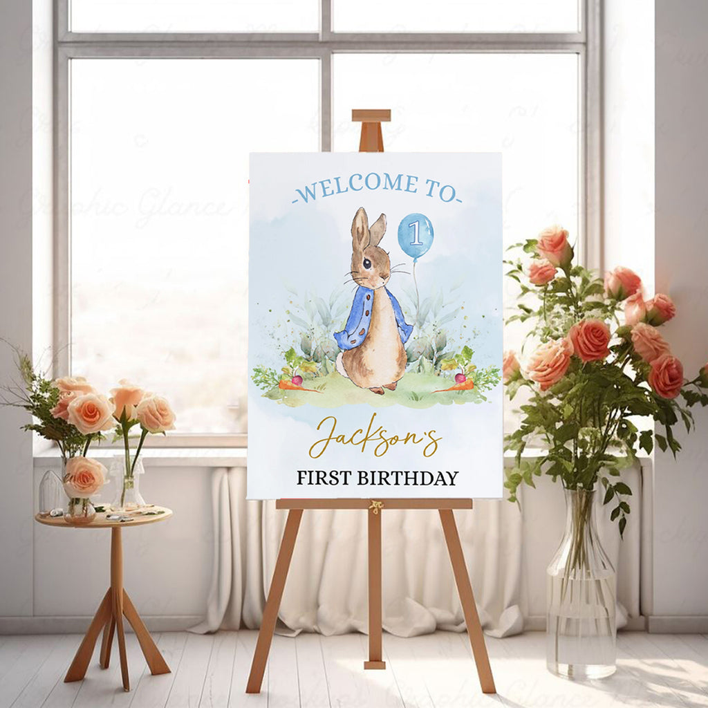 Peter Rabbit Personalised Welcome Board