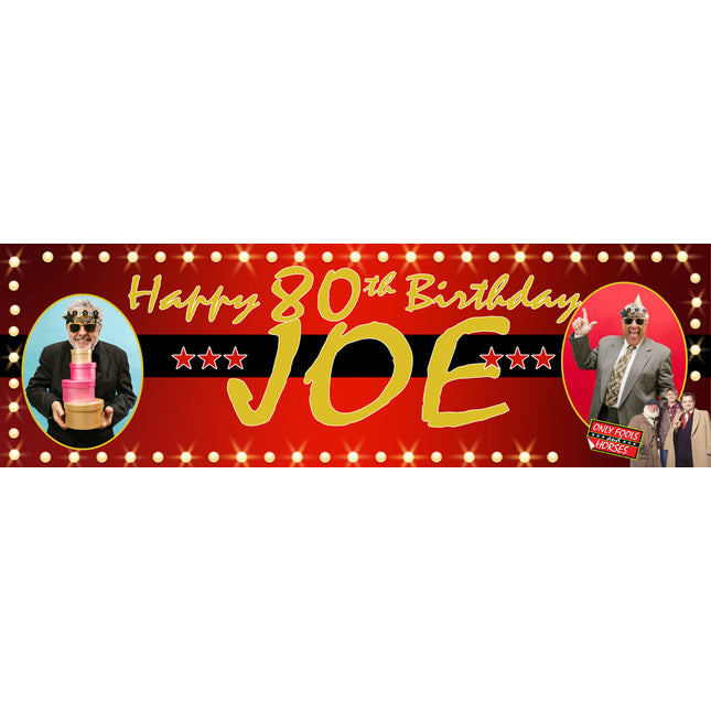 Lovely Jubbly! It's an Only Fools and Horses Personalised Birthday Banner