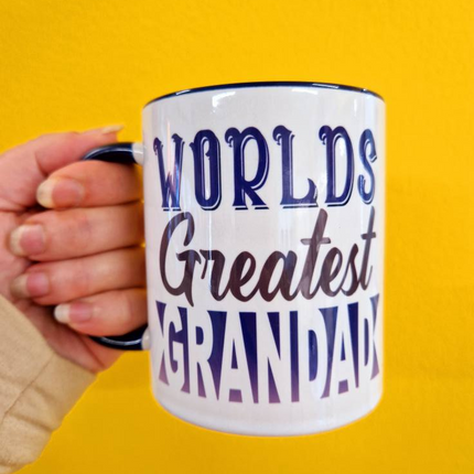 worlds greatest grandad personalised photo mug ireland
