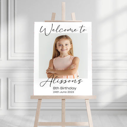 Just A Portrait Personalised Welcome Board
