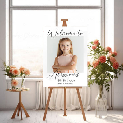 Just A Portrait Personalised Welcome Board