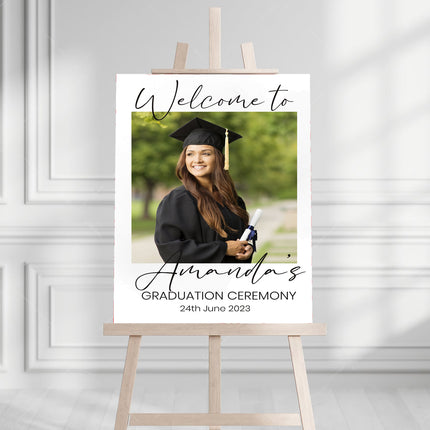 The Graduation Before Personalised Welcome Board