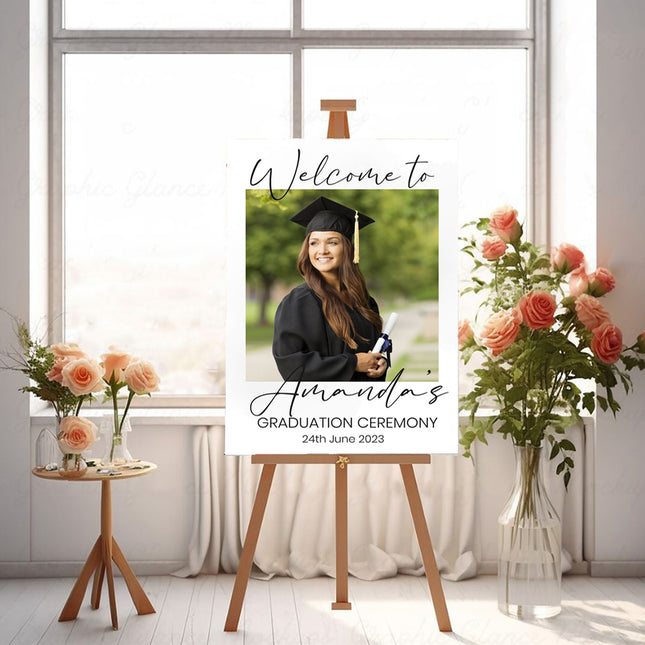 The Graduation Before Personalised Welcome Board