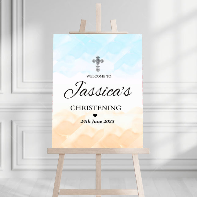 Classic Holy Night Personalised Welcome Board