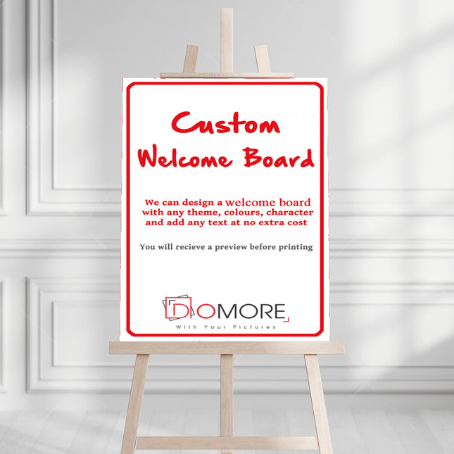 Custom Personalised Welcome Board For Any Occasion