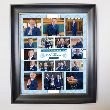 Faithful Moments Confirmation Day Framed Photo Collage