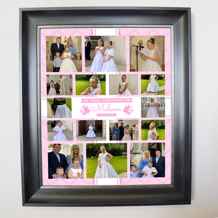 Faithful Moments Confirmation Day Framed Photo Collage