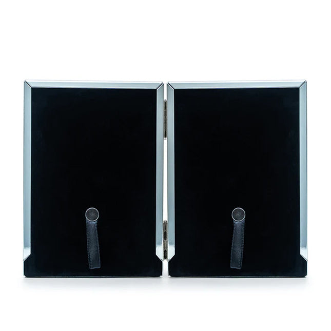 Kenro Avenue Silver Twin Photo Frame With Mount 7X5 Inch  – 2 Free Photo Prints