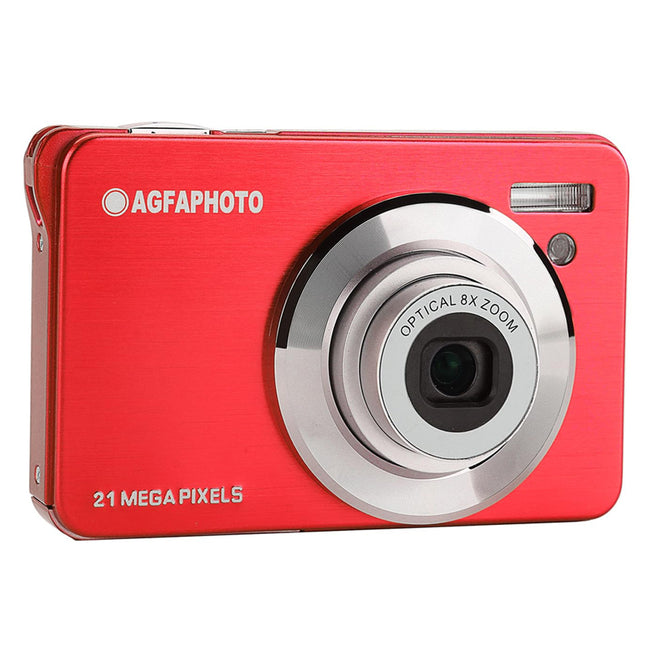 AgfaPhoto Realishot DC8300 Red Digital Camera 21MP, 8x Optical Zoom