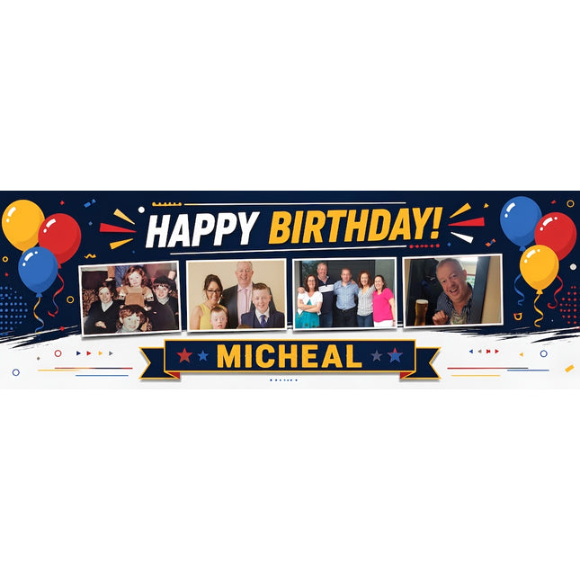 Its a Photo Kind Of Birthday Party Personalised Banner