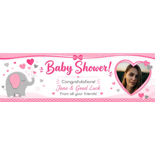 Congratulations On Baby Arrival Personalised Photo Banner