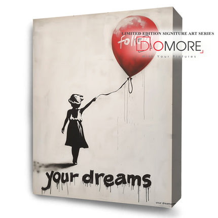 Banksy Balloon of Hope FusionVista Motivation Art Series